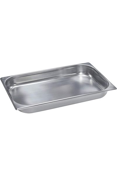 RAJ Steel GN Pan, Silver, 530X325X65, CS5702 - Catering, Food Warmer, Storage Container