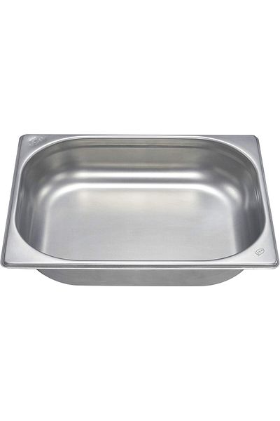 RAJ Steel GN Pan, Silver, 325x265x65mm, CS5712 - Catering, Food Warmer, Storage Container