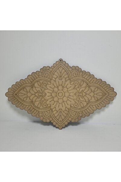 Destina Ahşap - Destina Ahşap Mandala Boyama Seti "Model31" - 30cmx19cm