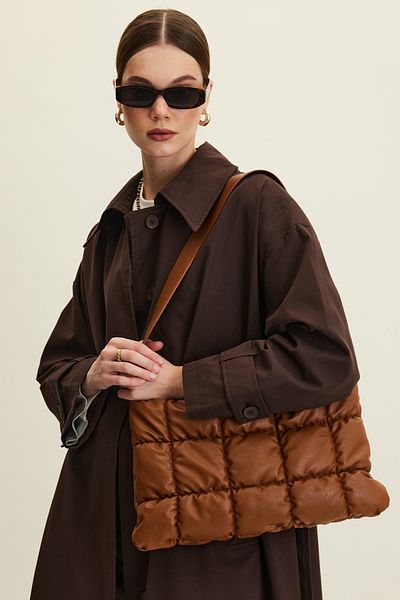 Manuka Soft Leather Camel Karisiçane Bag