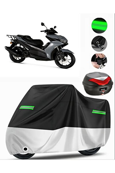MotoEN Rks Arome 125 حقيبة خلفية متوافقة مع القماش المشمع للدراجات النارية (م...