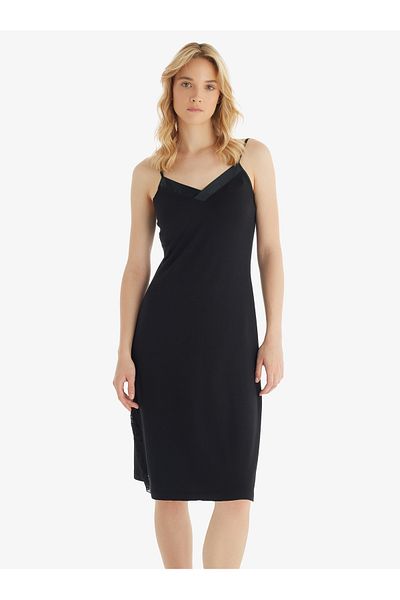 Blackspade Women's Black Nightgown No: 51801