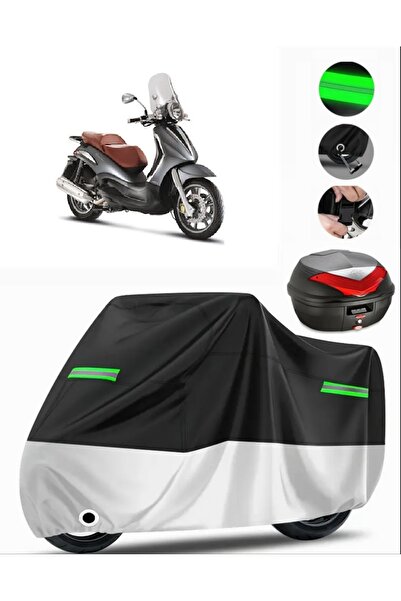 MotoEN بياجيو بيفرلي 500 حقيبة خلفية متوافقة مع القماش المشمع الممتاز للدراجا...