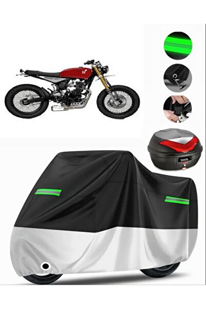 MotoEN Mutt Razorback 125 حقيبة خلفية متوافقة مع القماش المشمع للدراجات النار...