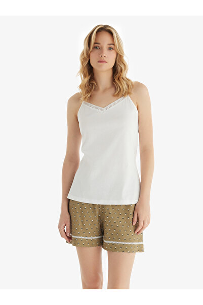 Blackspade Σετ Γυναικεία Πιτζάμα 51863 - Λευκό