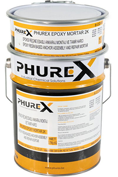 PHUREX ÇİFT KOMPONENTLİ EPOKSİ TAMİR HARCI