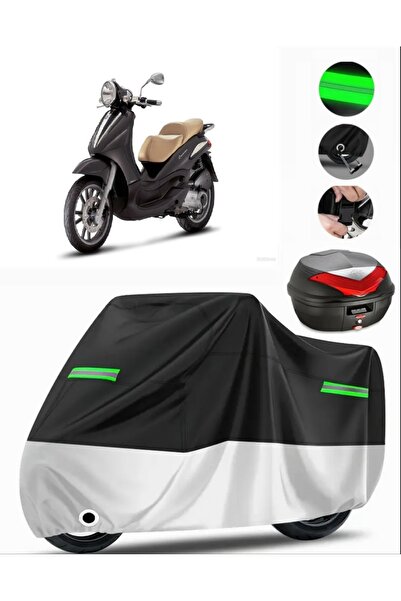 MotoEN بياجيو بيفرلي 250 حقيبة خلفية متوافقة مع القماش المشمع للدراجات الناري...