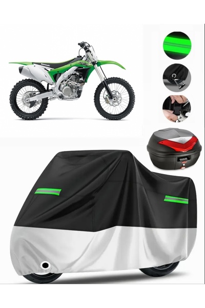 MotoEN غطاء خلفي متوافق مع Kawasaki KX 450F من القماش المشمع للدراجات النارية...