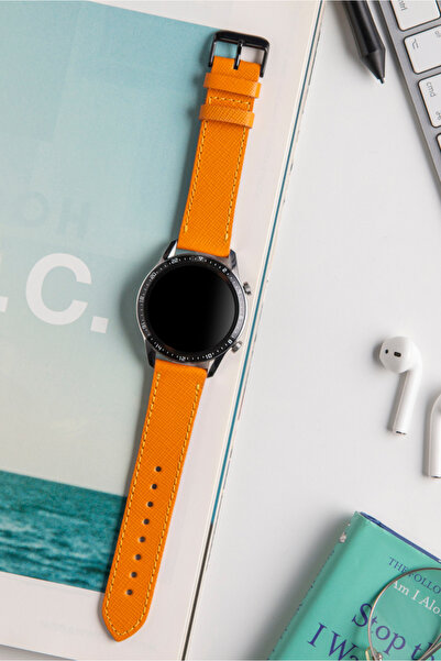 vagave Huawei Watch Deri Kordon Gt2 Gt2e Gt2 Pro Gt3 Gt4 Gt5 Pro Buds Active 46mm 22mm Saat Kayışı Saffiano