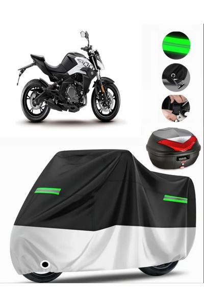MotoEN حقيبة خلفية CF Moto 400NK متوافقة مع القماش المشمع للدراجات النارية (م...