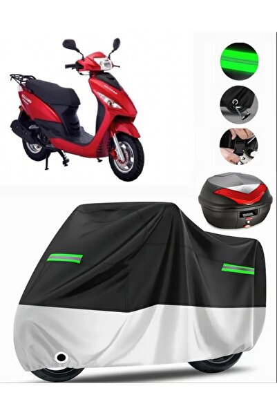MotoEN Salcano Astro 130 Backpack Compatible Premium Motorcycle Tarpaulin (Lo...