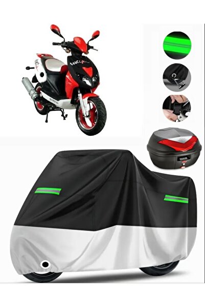 MotoEN Mondial 150 Rf Rear Bag Compatible Premium Motorcycle Tarpaulin (Lock ...