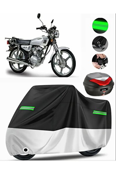 MotoEN Kanuni BS 125 حقيبة خلفية متوافقة مع القماش المشمع الممتاز للدراجات ال...