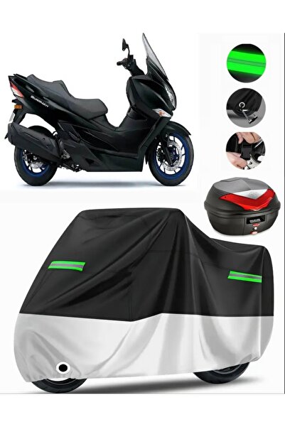 MotoEN غطاء خلفي متوافق مع غطاء دراجة نارية ماركة سوزوكي بورجمان AN 400 بريمي...