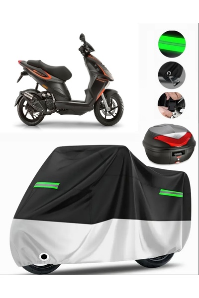 MotoEN بياجيو إن آر جي باور 50 للدراجات النارية متوافق مع الحقيبة الخلفية للد...