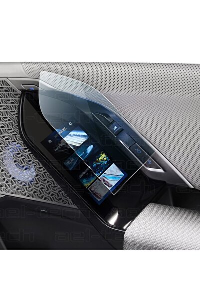 ael-tech مجموعة واقيات شاشة باب السيارة الخلفي لسيارة BMW i7 2023-2025