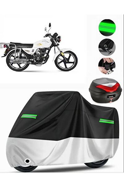 MotoEN Yuki YK 125-7D Apollo Topcase متوافق مع القماش المشمع الممتاز للدراجات...