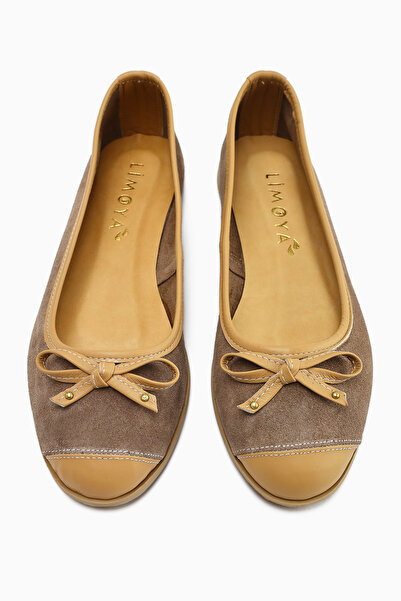 Limoya Balerini de damă Alfreda din piele naturală din piele de căprioară de ...