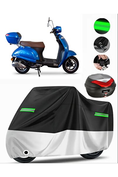 MotoEN Falcon Soft 50 حقيبة خلفية متوافقة مع القماش المشمع الممتاز للدراجات ا...