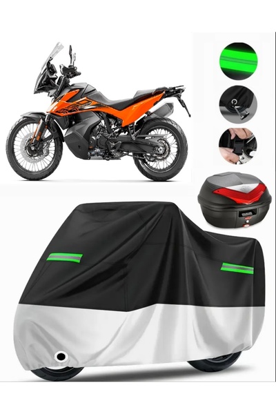 MotoEN حقيبة KTM 890 Adventure الخلفية المتوافقة مع القماش المشمع الممتاز للد...