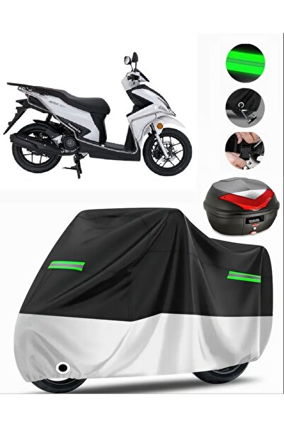 MotoEN Kanuni Resa 125 حقيبة خلفية متوافقة مع القماش المشمع الممتاز للدراجات ...