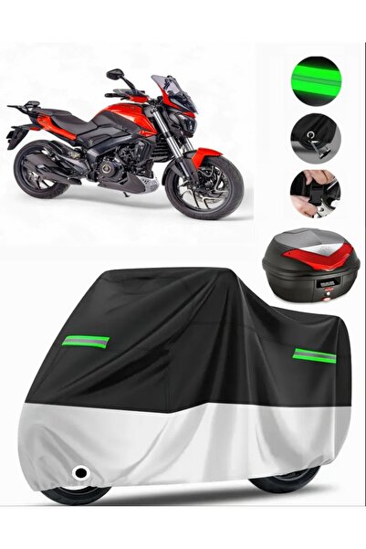 MotoEN Bajaj Dominar 400 Rear Bag Compatible Premium Motorcycle Tarpaulin (Lo...
