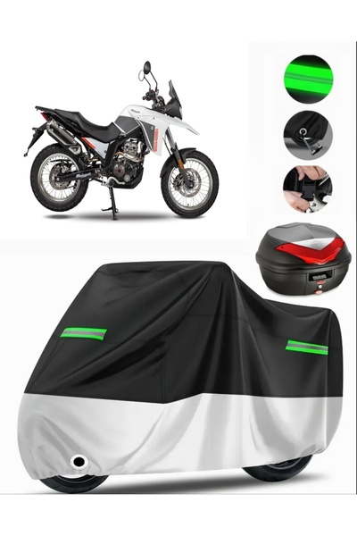 MotoEN حقيبة خلفية Malaguti Dune X 125 Black Edition متوافقة مع القماش المشمع...