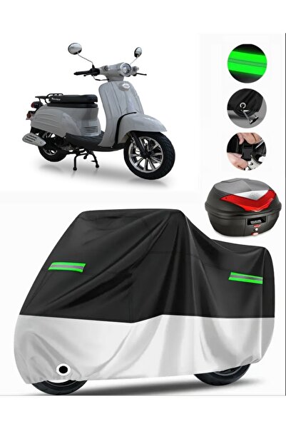 MotoEN Motolux Legendary 50 Rear Bag Compatible Premium Motorcycle Tarpaulin ...