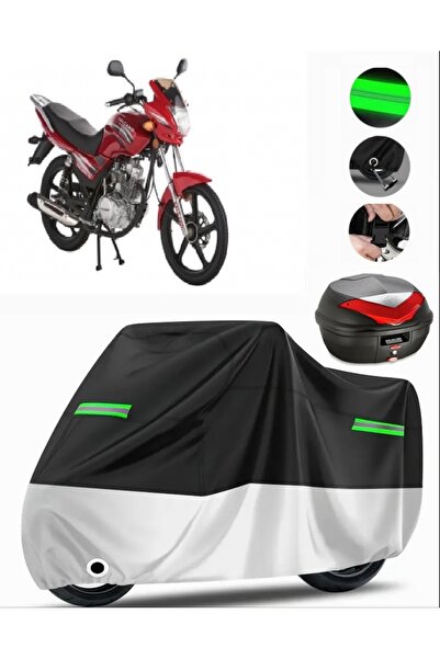 MotoEN Salcano Tiger Speed 125 Rear Bag Compatible Motorcycle Tarpaulin Premi...