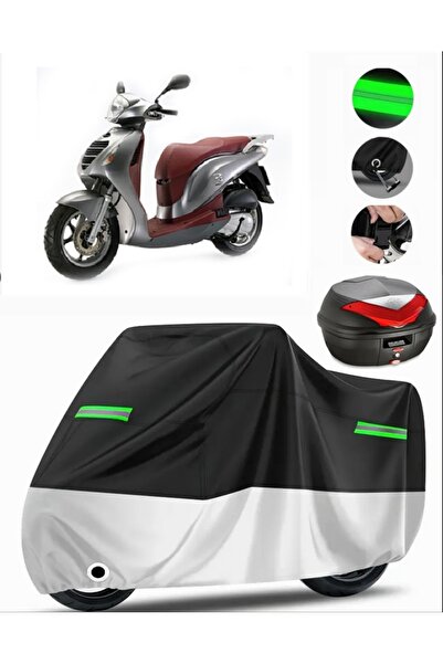 MotoEN هوندا PS 150i حقيبة خلفية متوافقة مع القماش المشمع للدراجات النارية (م...