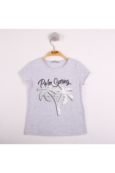 Toontoy Μπλουζάκι με παγιέτες και κέντημα παλάμης για κορίτσια