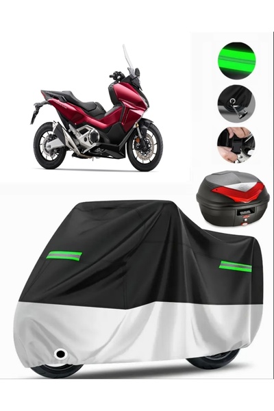 MotoEN هوندا فورزا 750 حقيبة خلفية متوافقة مع القماش المشمع الممتاز للدراجات ...