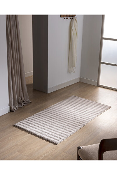 Madame Coco Vivre Bubble Halı - Taş - 80x150 cm