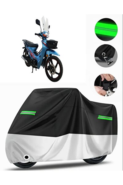 MotoEN Apachi Myra Backpack Compatible Premium Motorcycle Tarpaulin (Lock Com...