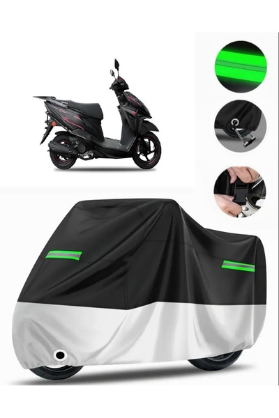 MotoEN Yuki Crypto 50 Topcase متوافق مع القماش المشمع الممتاز للدراجات الناري...