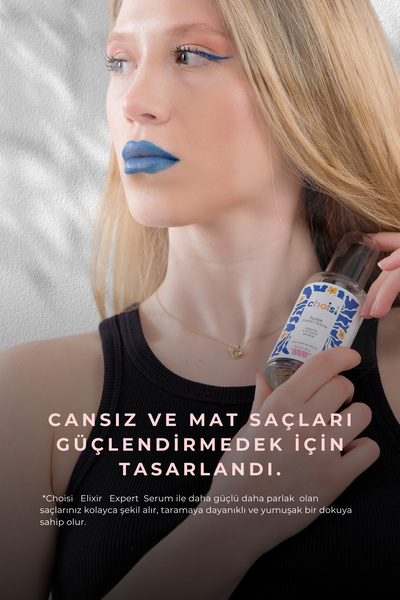 Choisi Argan Jojoba Avocado Oil Elixir - Expert Hair Serum 100ml, Real Flower Content