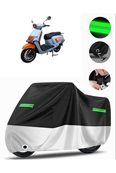 MotoEN Apachi Nova 125 Rear Bag Compatible Premium Motorcycle Tarpaulin (Lock...