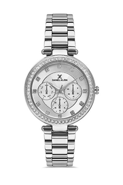 Daniel Klein 3 Atm Water Resistant Passive Metallic Women Sleeve Shoes with Rhinestone Design Functions