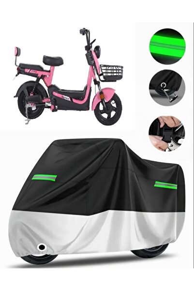 MotoEN Arora Zr3 Rear Bag Compatible Premium Motorcycle Tarpaulin (Lock Compa...