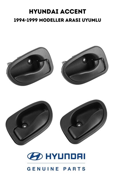 KOREA Hyundai Accent Yumurta Kasa Iç Kapı Açma Kolu Takımı 1994-1999 (8262022...