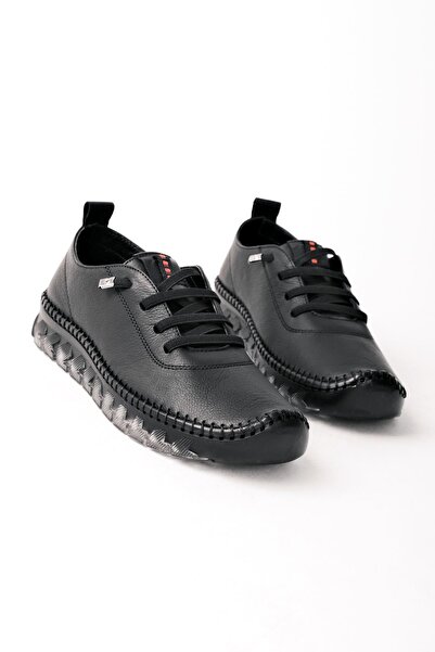 MY DERİ Pantofi ortopedici de zi cu zi pentru femei din piele argintie Baleri...