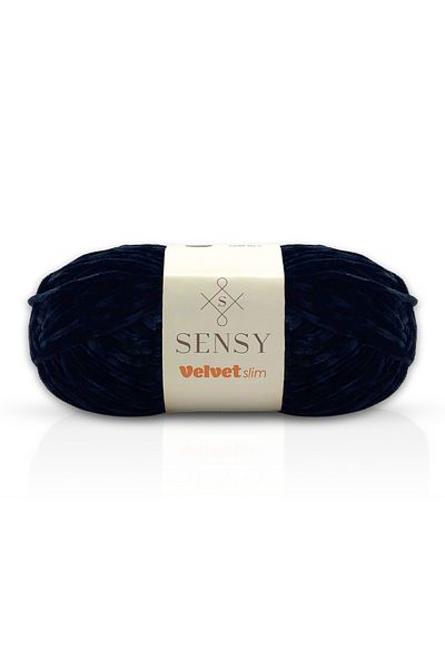SENSY Velvet Slim Hand Knitting Rope Blanket Rope Sweater Rope Baby Blanket Rope Velvet Rope Amigurumi Rope Black