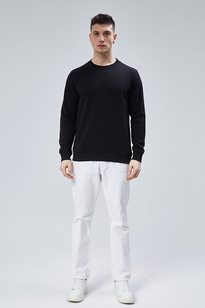 DOSXX Peter 1St Quality Combed Cotton Polyester 0 Collar Men's Sweatshirt