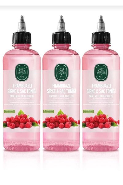 Eyüp Sabri Tuncer Hair Tonic 500ml Raspberry Vinegar (Set of 3)