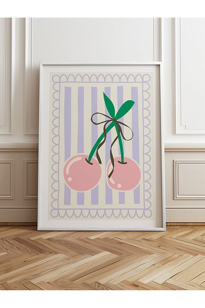 HOMEPACK Single Wooden Framed Painting One Piece Poster Painting Tk/914