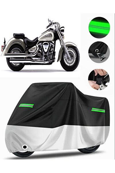MotoEN حقيبة ظهر Yamaha Wild Star XV 1600 متوافقة مع القماش المشمع الممتاز لل...