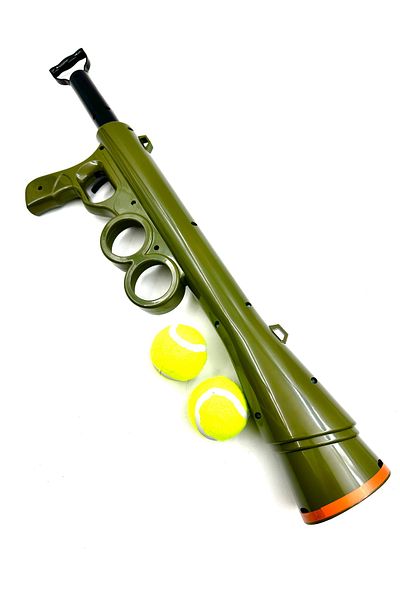 Tasma Market Bazook-K9 Bazooka Ball Launcher Dog Toy with Shoulder Strap