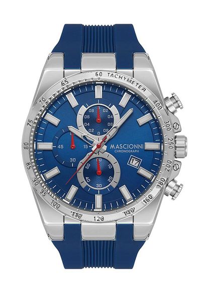 mascionni M.1.1273S.2 Functions Active Chronograph Navy Blue Men's Wristwatch