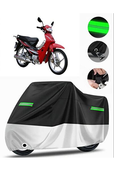MotoEN غطاء دراجة نارية ممتاز متوافق مع حقيبة Lifan Tay 100 الخلفية (متوافق م...