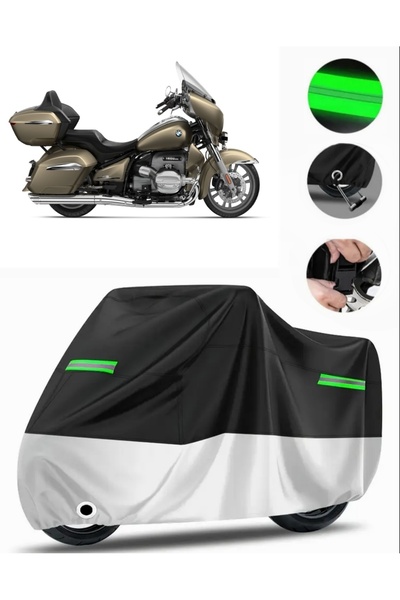 MotoEN غطاء دراجة نارية ممتاز متوافق مع حقيبة Bmw R 18 الخلفية (متوافق مع الق...